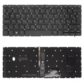   N53568-211 gyári új magyar, háttérvilágításos laptop billentyűzet, keret nélkül