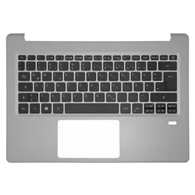   6B.GP1N5.031 gyári új, német fekete laptop billentyűzet + ezüst felső fedél