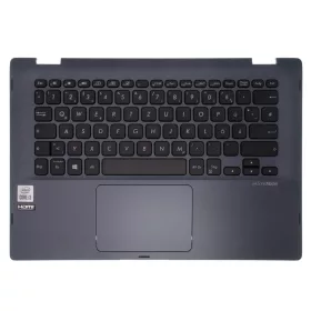   90NB0N32-R3xxxx gyári új, német laptop billentyűzet + szürke felső fedél