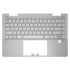   N09603-001 gyári új, angol (US) háttérvilágításos laptop billentyűzet + felső fedél