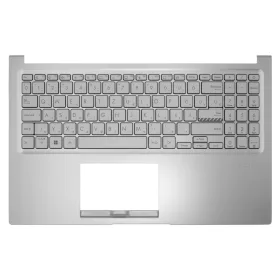   90NB0X22-R32HU0 gyári új ezüst magyar laptop billentyűzet + ezüst felső fedél