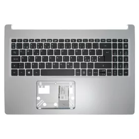   6B.HDEN7.046 gyári új norvég fekete laptop billentyűzet + ezüst felső fedél