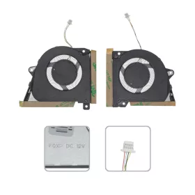   13NR03F0AP0101 13NR03F0AP0301 gyári új hűtés, 12V ventilátor (párban)