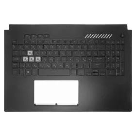   90NR08V1-R31HU1 gyári új magyar RGB háttérvilágításos laptop billentyűzet + felső fedél