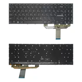   90NB0WB1-R31HU0 gyári új magyar háttérvilágításos laptop billentyűzet, keret nélkül