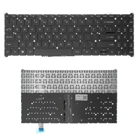   6B.QNAN7.030 gyári új, US angol, háttérvilágításos laptop billentyűzet, keret nélkül