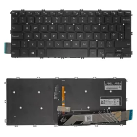   K9PWN gyári új, angol háttérvilágításos laptop billentyűzet, keret nélkül