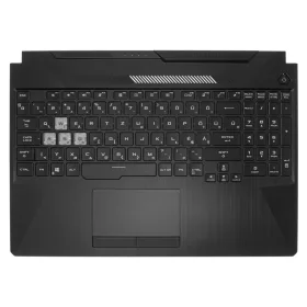   90NR0753-R30HU1 gyári új magyar RGB háttérvilágításos laptop billentyűzet + felső fedél