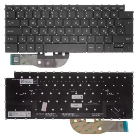   0K3VC4 gyári új magyar háttérvilágításos laptop billentyűzet, keret nélkül