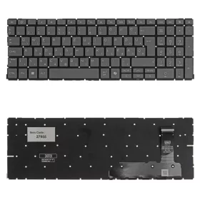   N95511-211 gyári új magyar szürke laptop billentyűzet, keret nélkül