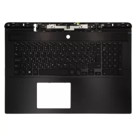   V9YCJ gyári új, európai háttérvilágításos fekete laptop billentyűzet + fekete felső fedél