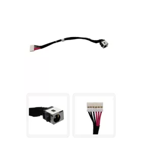 14004-02450000 gyári új DC tápcsatlakozó + kábel (6pin)