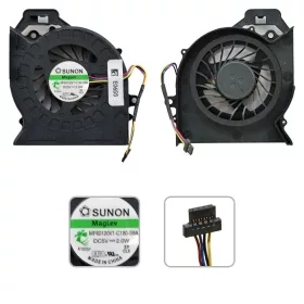   650847-001, MF60120V1-C180-S9A gyári új hűtés, ventilátor