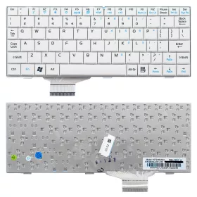 V072462AS2 gyári új, angol fehér laptop billentyűzet