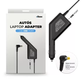   Acer 19V 2.15A (40W) utángyártott új autós, szivargyújtós laptop töltő