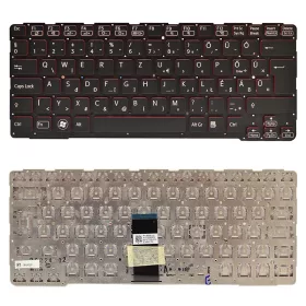   149009911HU gyári új magyar fekete-piros laptop billentyűzet