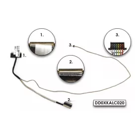   Asus X540L gyári új LCD kábel (14005-01920000, 14005-01920100, 14005-01920200)