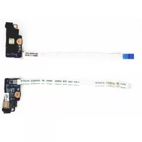   HP 15-G0, 15-H0, 15-R0, 250 G3, 255 G3 sorozathoz használt laptop bekapcsoló gomb panel kábellel (749650-001, ZS051, LS-A991P)