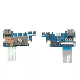   HP 250 G6, 255 G6, 15-BS, 15-BW használt USB panel + kártyaolvasó (LS-E795P, 924991-001)